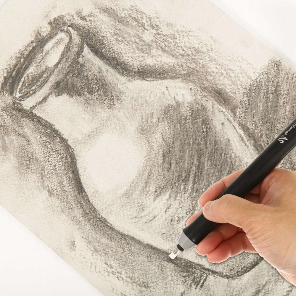 

1 Set Electric Eraser Typo Eraser Sketch Modification Eraser Without Battery