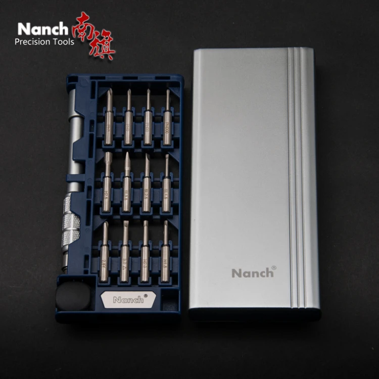 Nanch с южным флагом 24 одна Прецизионная отвертка набор S2 сталь Apple мобильный телефон ноутбук демонтаж инструменты
