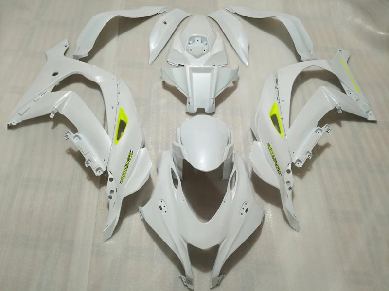 Pearl White ABS Обтекатели комплект подходит для kawasaki Ninja ZX10R полный комплект 10R Hot Лидер продаж - Цвет: Pearl White