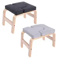 Birch Wood Inverted Yoga Stool Gym Fitness Equipment Home Indoor Headstand Bench Handstand Chair Body Building Sport Accessories