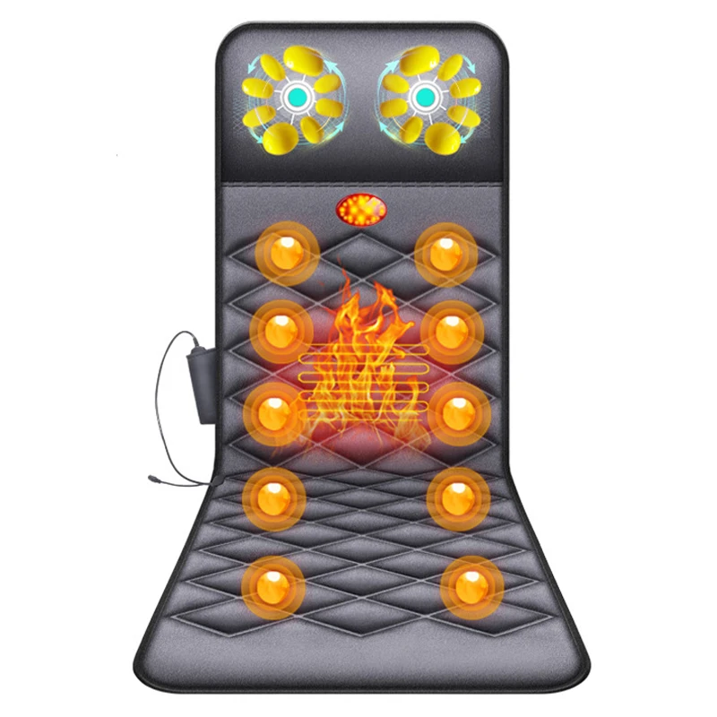 Электрический массажер кресло подушка Портативный Отопление Вибрационный спины
