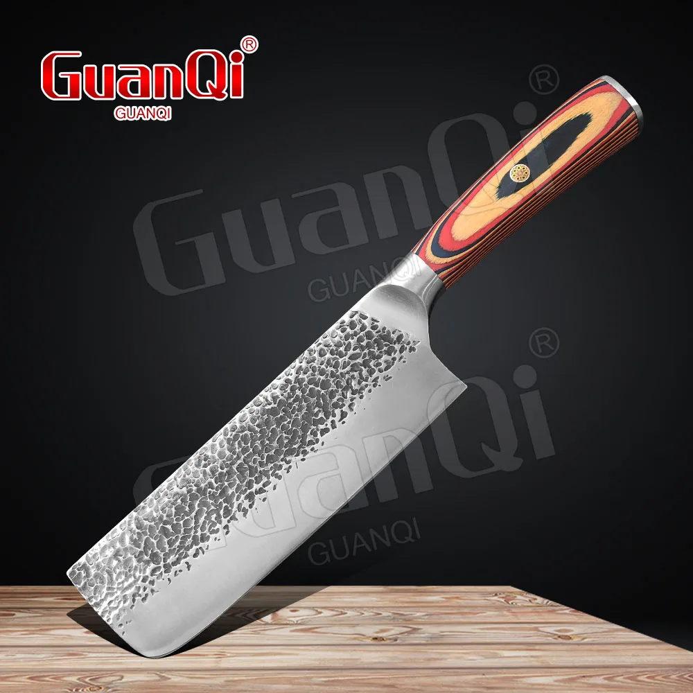 

stainless steel handmade forged kitchen knives Professional Shredded Meat Vegetables Slice Traditional Labor-saving Knives