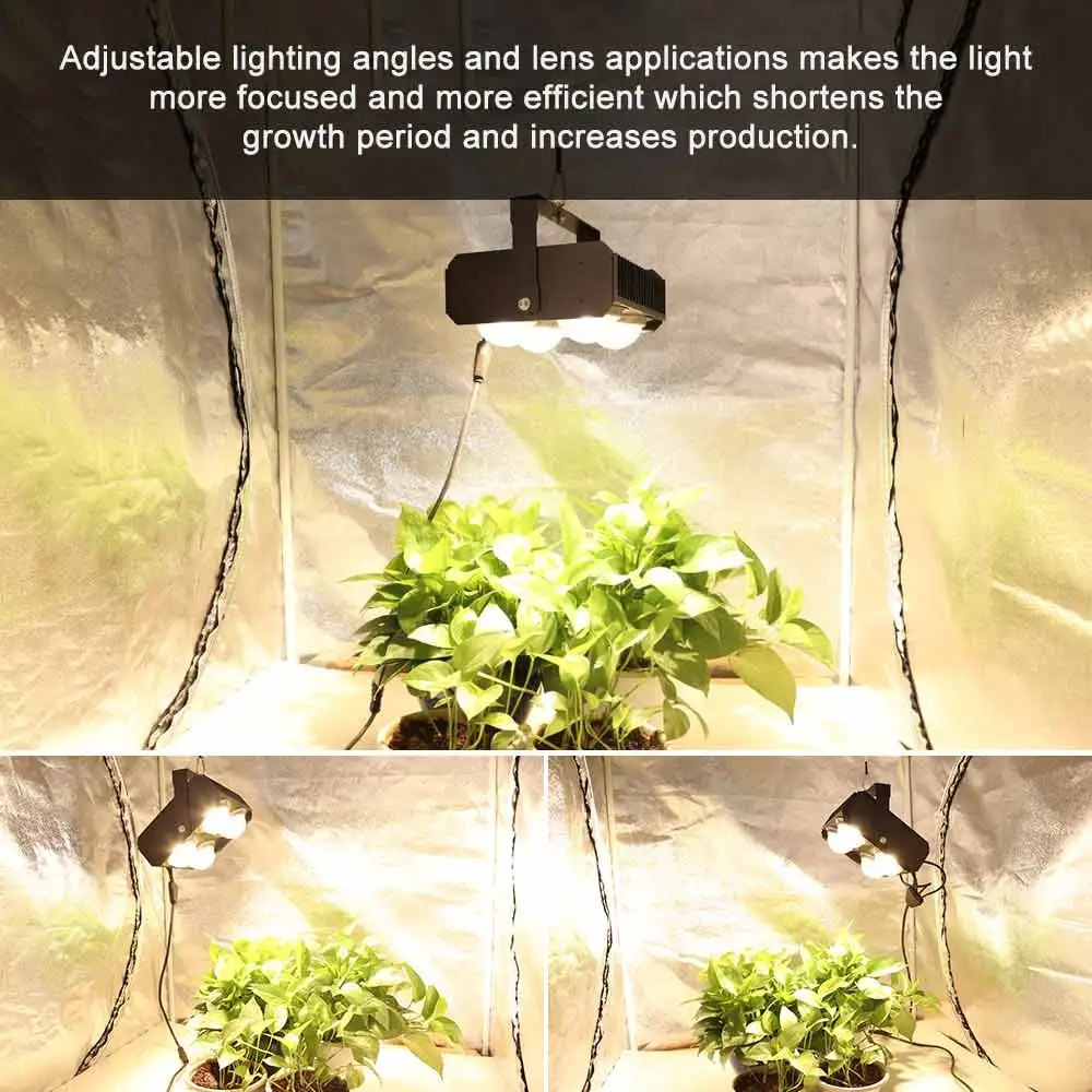 

Светодиодная лампа полного спектра для выращивания растений, COB светильник для Гидропоника в помещении Парниковый, овощей, сцены цветения, ...