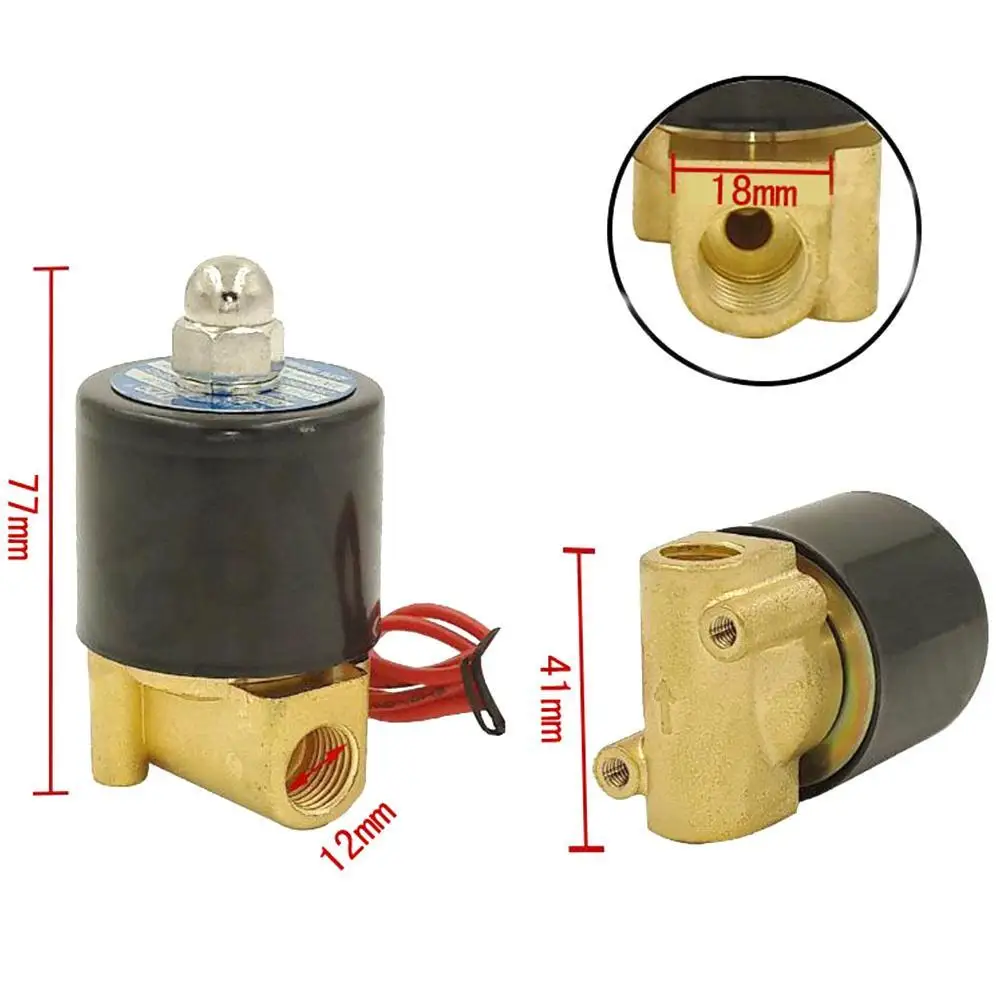 

Normally Closed Solenoid Water AC220V Air DC24V DC12V 2 Points 3 Points 4 Points 6 Points 1 Inch