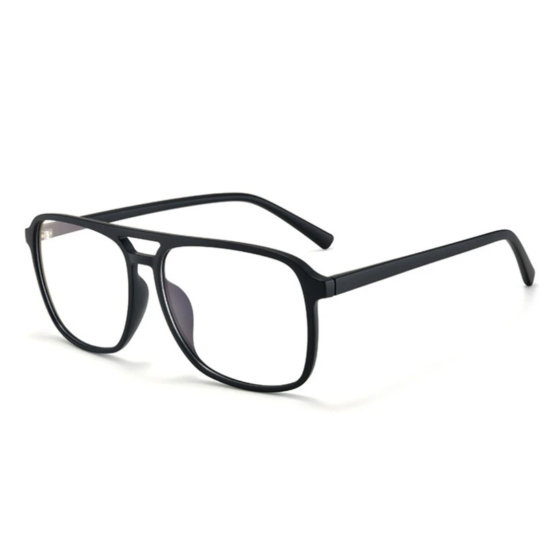 Очки с диоптриями TR90 квадратные прозрачные двойным лучом от-0 5 до-4