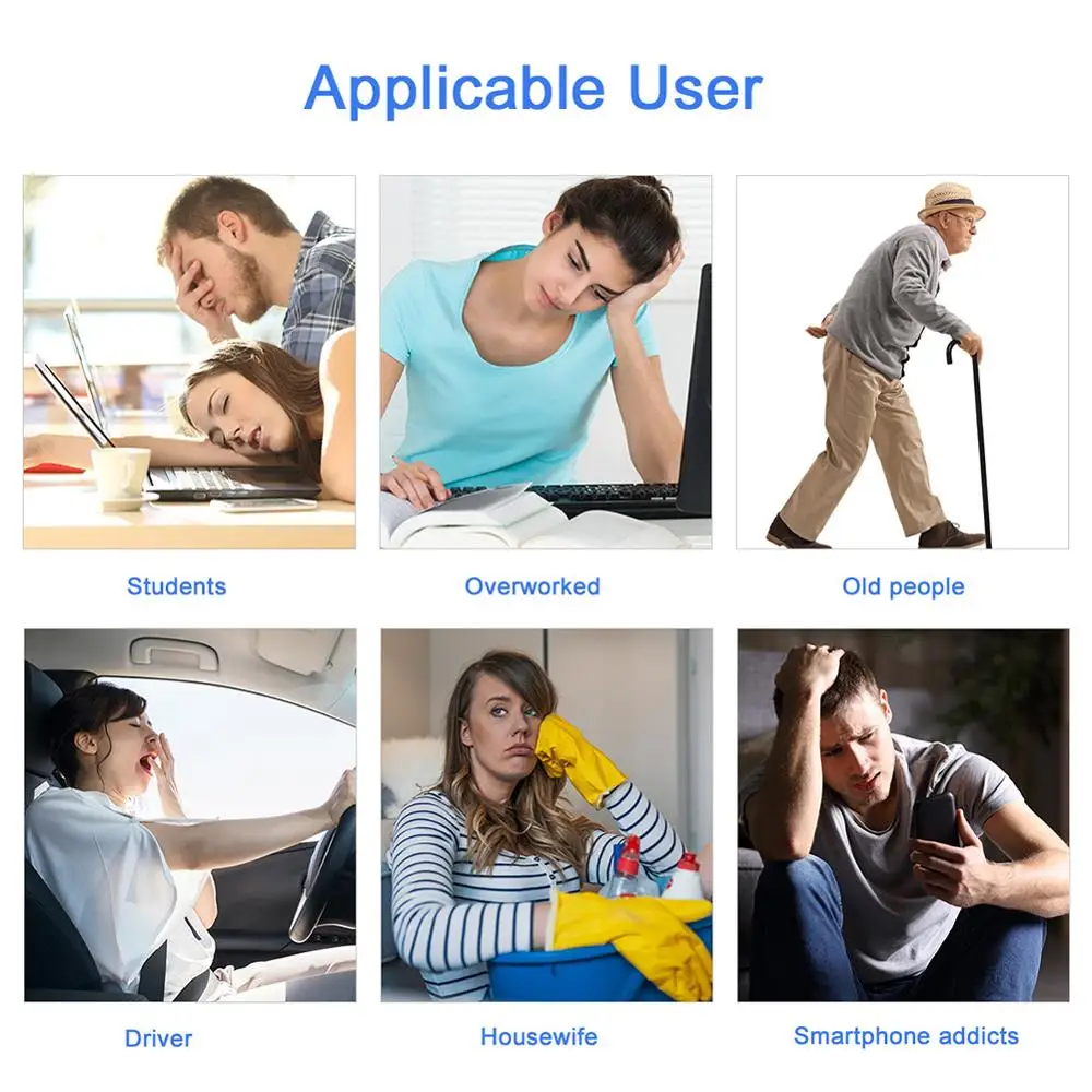 

Electric Muscle Electrostimulator Control Voice Massage 6 Modes 15 Intensity Levels USB Charging Physiotherapy Relax Messagers