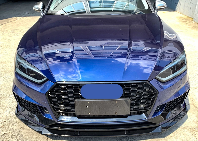 Для RS5 стиль Передняя Спортивная Шестигранная сетка с сотовой блендой гриль