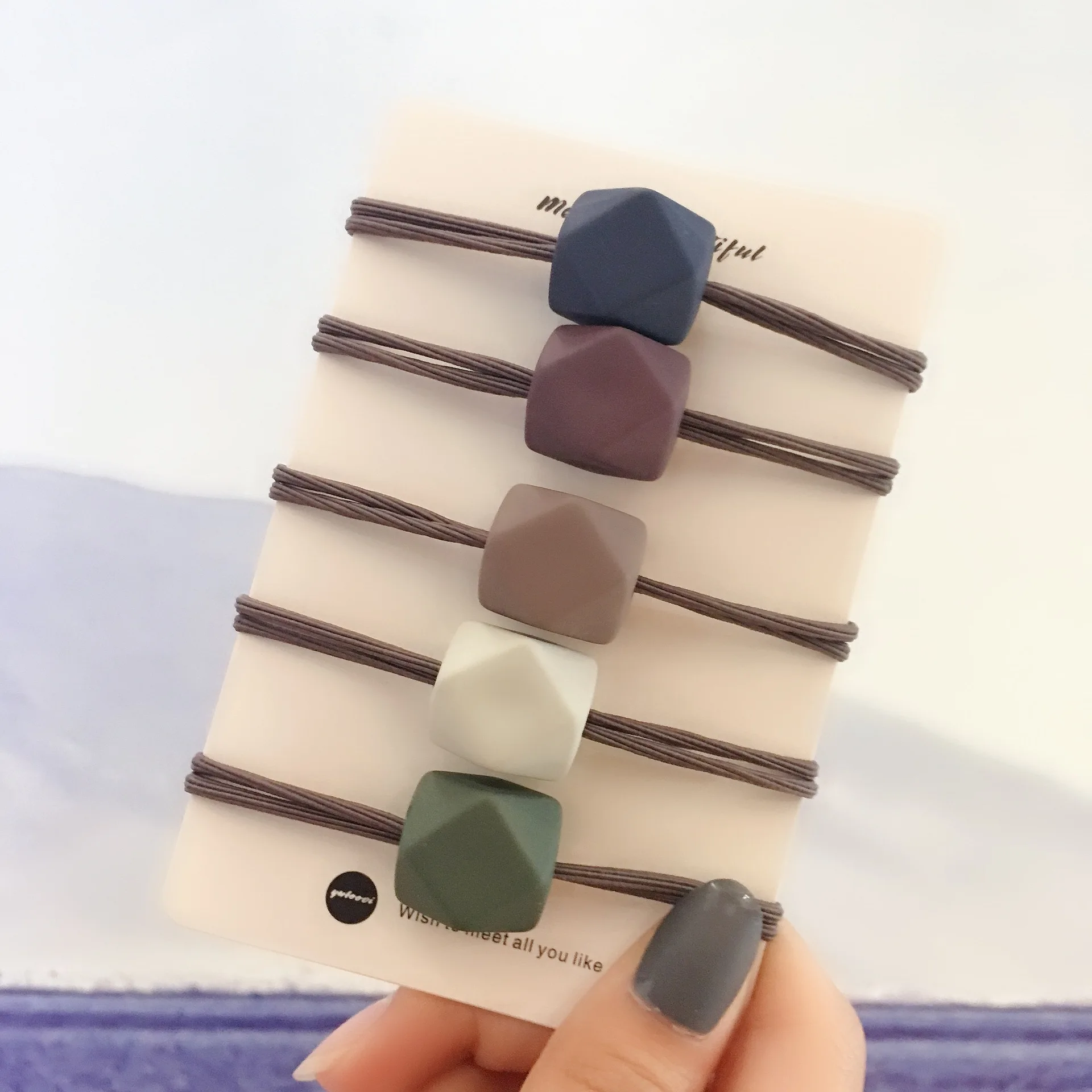 

5pcs/lot Women Fashion Elastic Hair Bands Scrunchie Ponytail Holder Headband Colorful Rubber Bands Fashion Hair Accessories