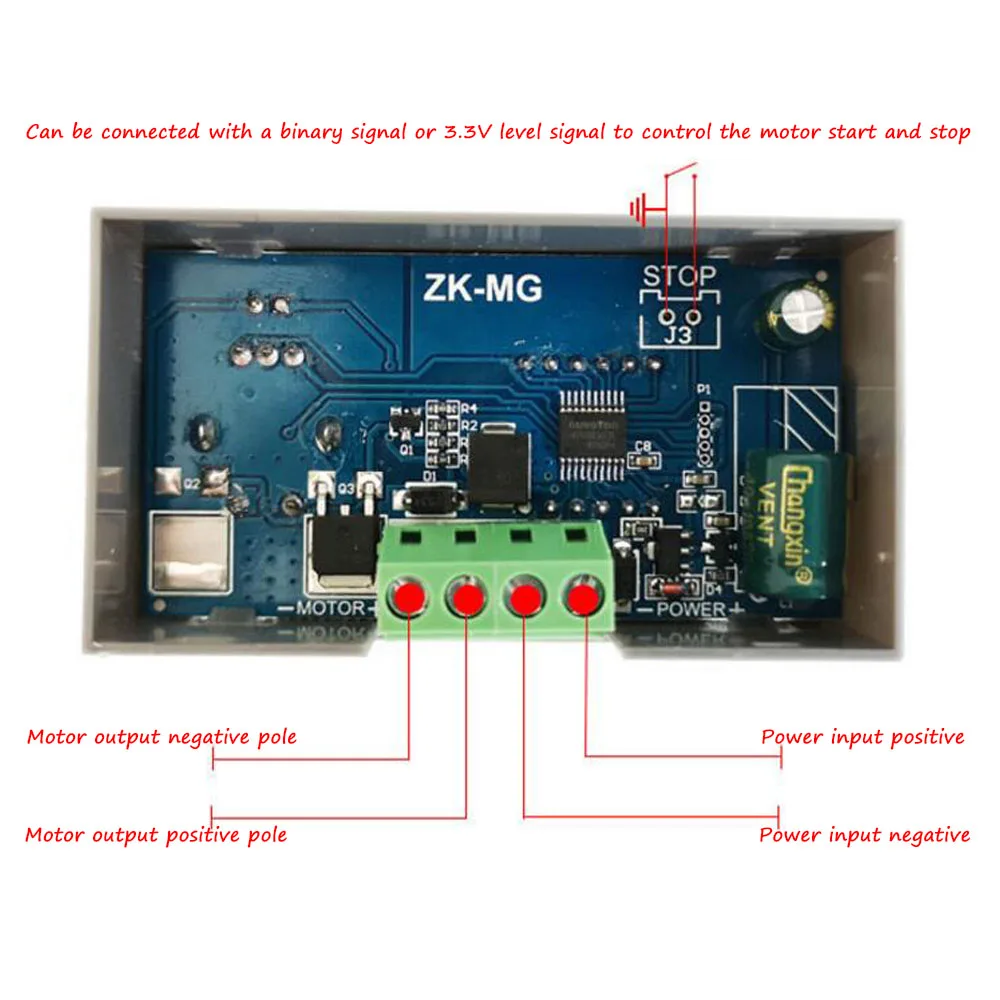 DC 5-30V контроллер двигателя PWM Регулируемая скорость энкодер Рабочая частота 5A Max