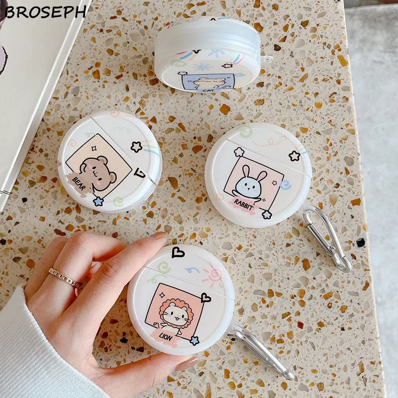 

Чехол IMD для наушников Huawei FreeBuds3, мягкий чехол из ТПУ с милыми мультяшными животными для наушников Freebuds3, зарядная коробка