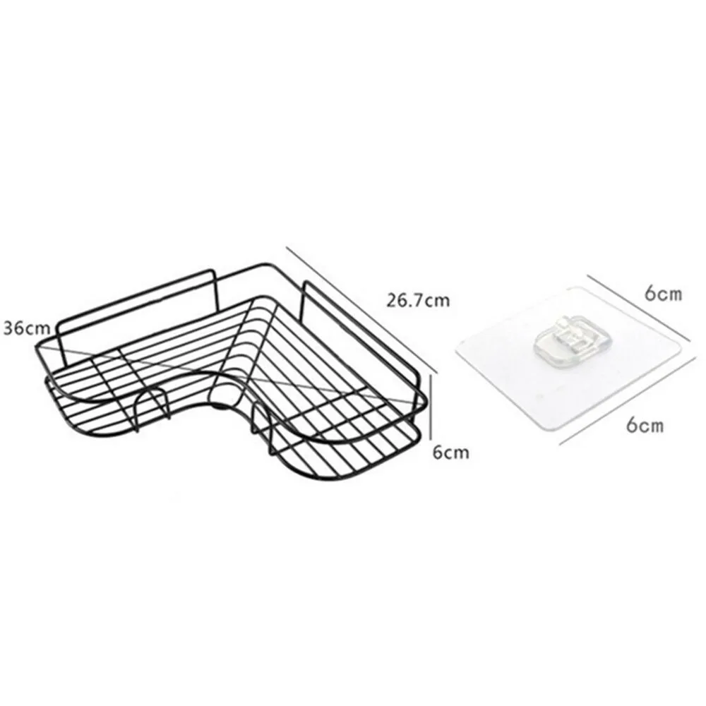 Прочный держатель для Caddy в ванной Вешалка-органайзер аксессуар полка душа без