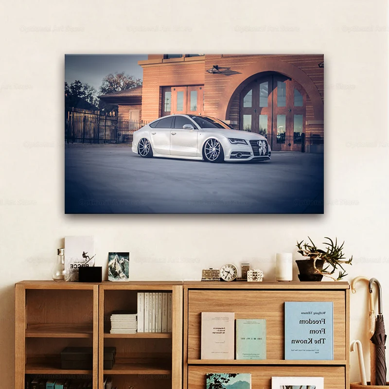 

HD home sports car decoration painting office Decor Supercar A7 Vehicle Picture Canvas Posters Wall Print Art