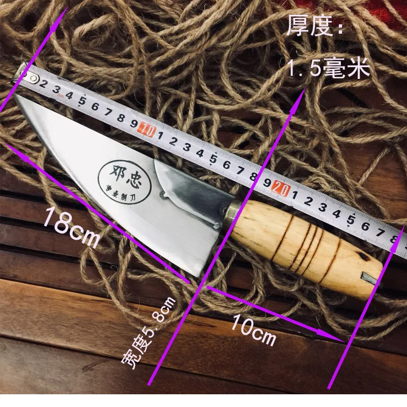 Китайский кухонный нож ручной для ковки мяса шеф повара резки острый резак