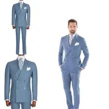 2 pçs ajuste fino preto e amarelo retalhos ternos masculinos define pico lapela blazer calças feito sob encomenda padrinhos festa de casamento wear (4)
