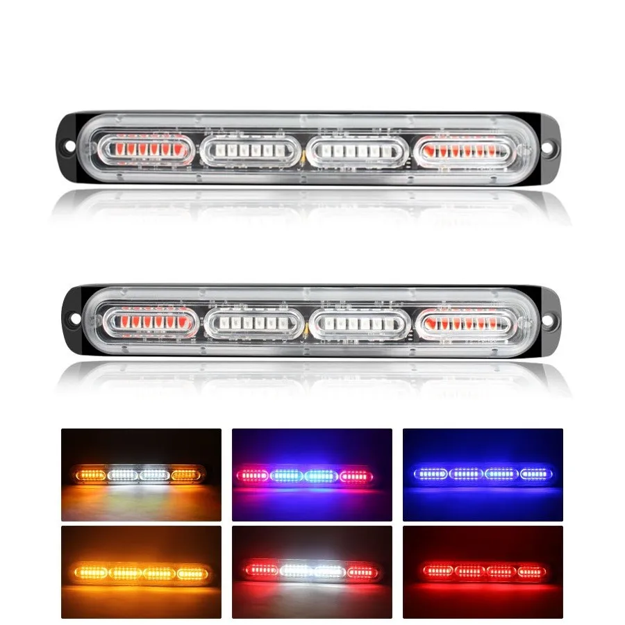 2 шт. 24 светодиодный мерцающий светильник Автомобиль Мотоцикл Вспышка авто