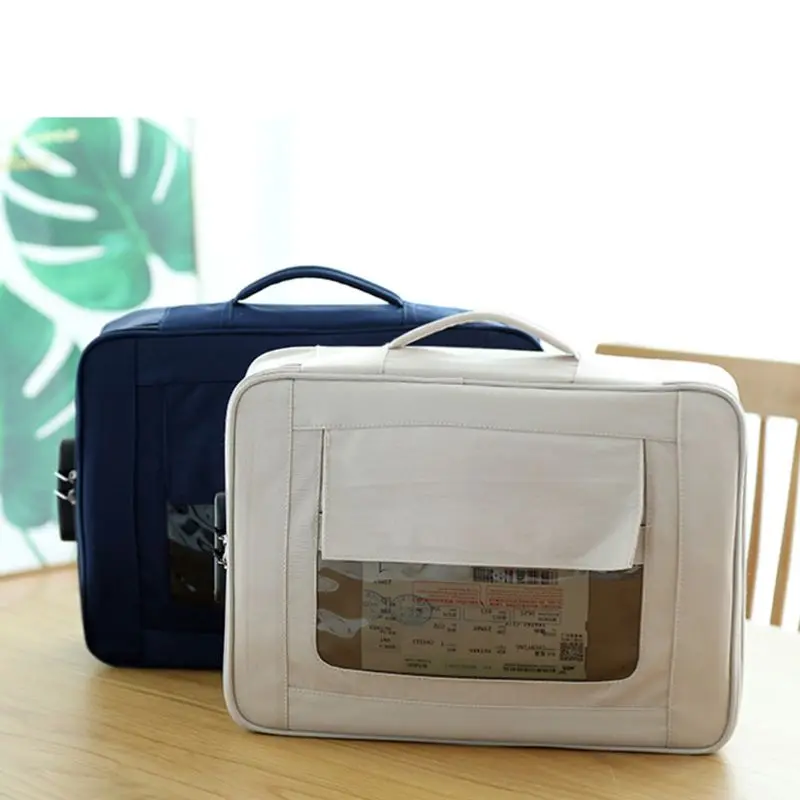 Двухслойный сумка для файлов портфель с паролем Сумка документов деловая