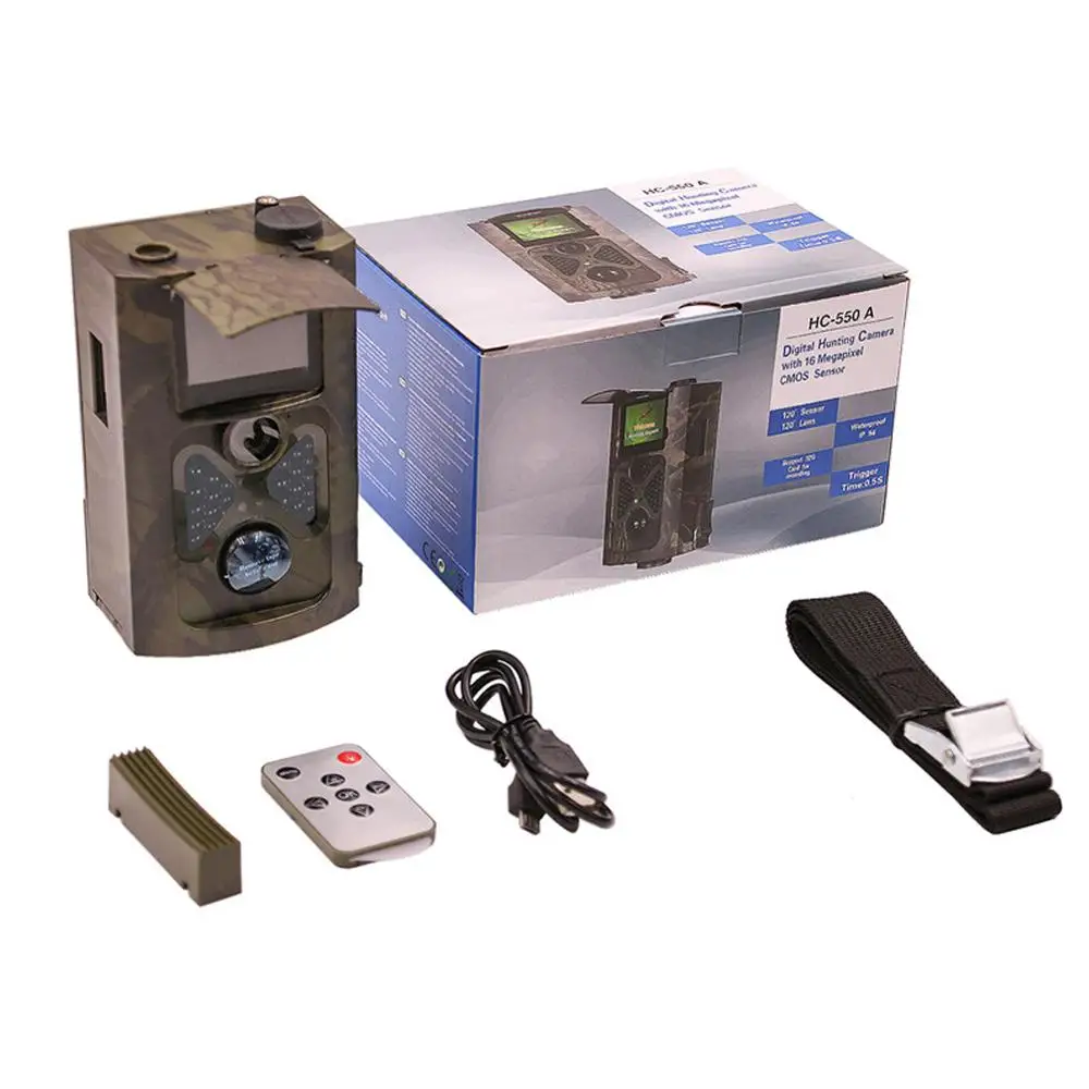 Фотокамера для охоты 550 м камера наблюдения за дикой природой ловушка ночного