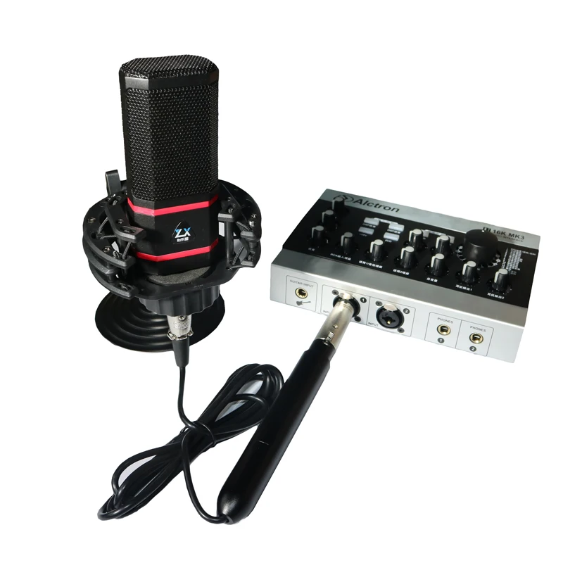 Condenser Microphone Battery Slot Cable 1.5V to 48V Microphone Phantom Power Supply 48V Adapter Cable