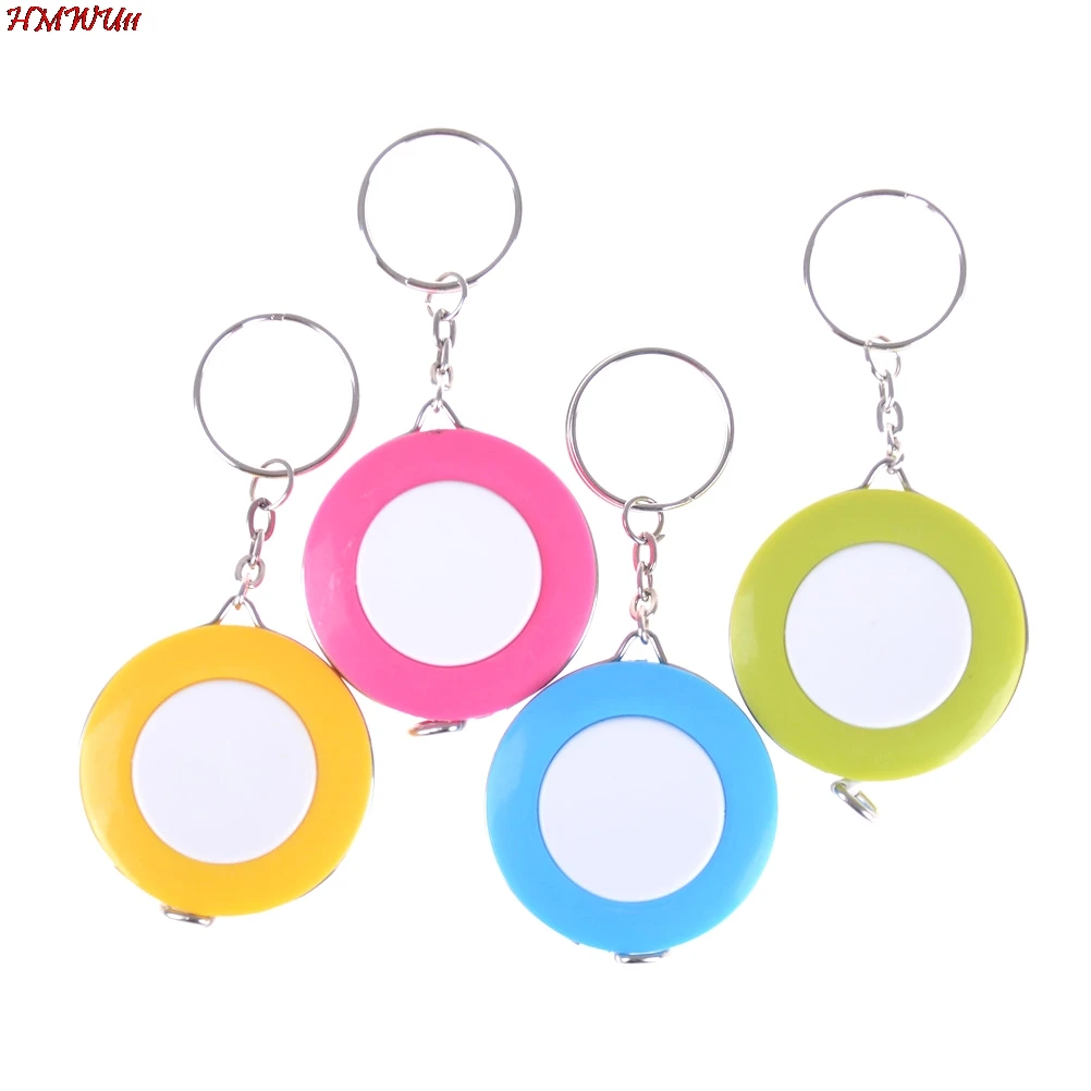 

New Creative Candy Color Keychain Tape Measure 1.5 Meters Quantity Clothing Size Tape Measure Small Tape Measure Hot