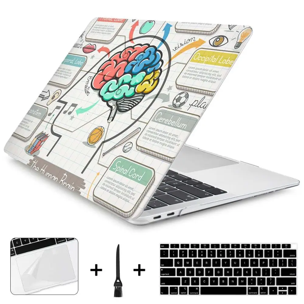 J222 Batianda жесткий чехол для Macbook Air Pro retina 11 12 13 15 13,3 дюймов Сенсорная панель A1706 A1708 A1989 A1932 A1990 уникальный чехол для ноутбука - Цвет: J222