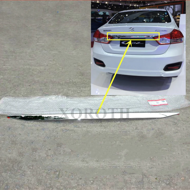 Новые оригинальные OEM запчасти авто багажник обшивка полосы багажника яркая