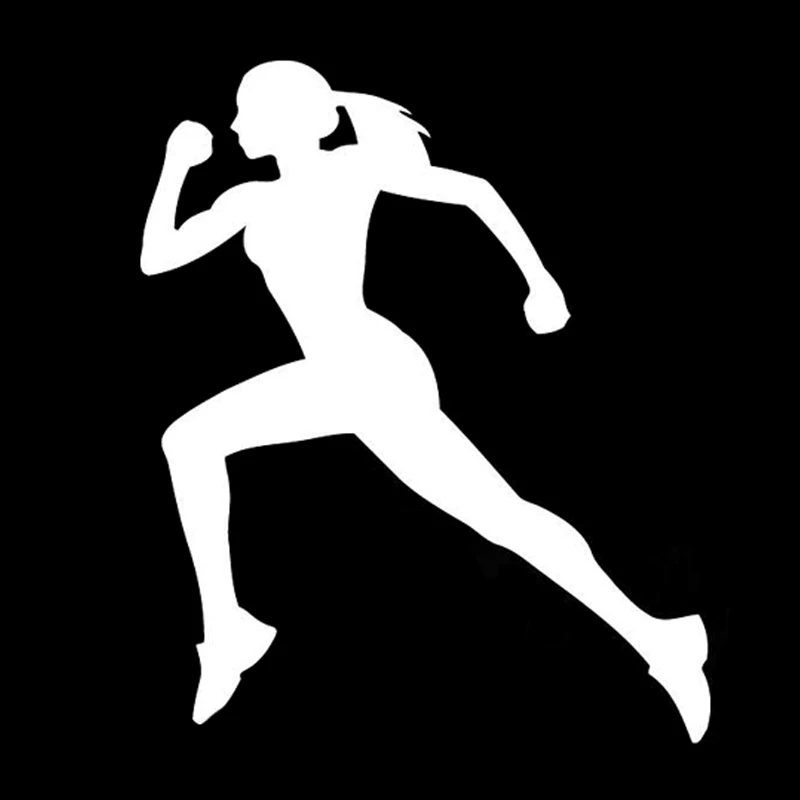 

Car Stickers Decor Motorcycle Decals Runner Sport Fitness Decorative Accessories Creative Sunscreen Waterproof PVC,12cm*10cm