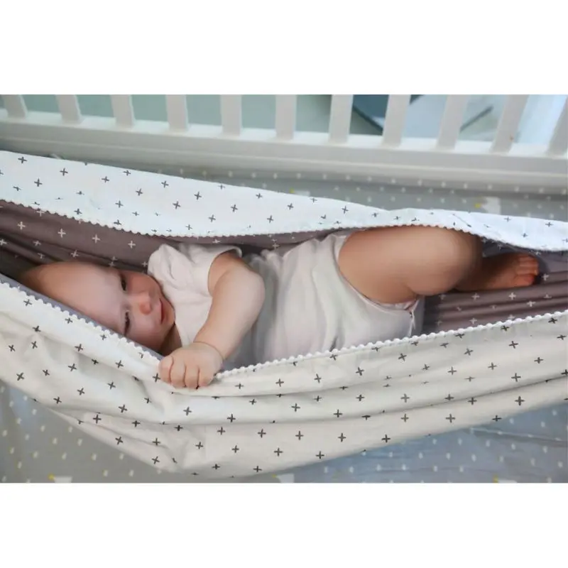 Детский гамак-качели для помещений и улицы подвесная корзина детская тканевая