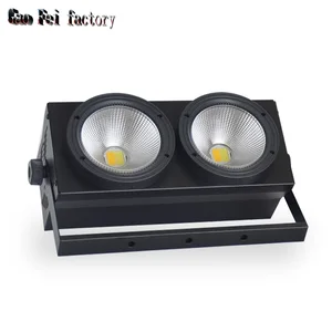 Светодиодный Cob Wash аудитории 2 глаза заливающее освещение 2X100W DMX Матрица фонари Par сценический снизу вверх для Dj диско-концерт