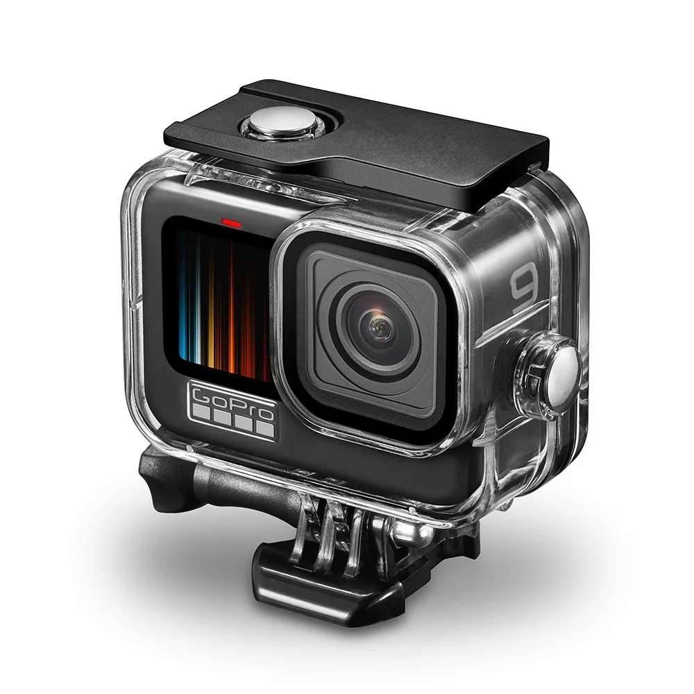Водонепроницаемый чехол для GoPro Hero 10 9 черный защитный подводного погружения до 60