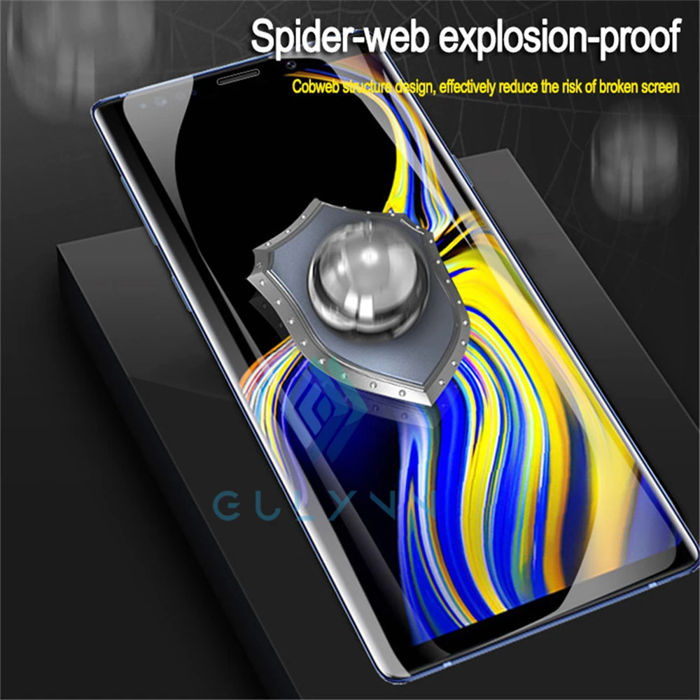 Передняя+ задняя Защита экрана для samsung Galaxy S10 S9 S8 Plus Note 9 10 10Pro 98D гидрогель для A30 A50 A70 A80 защитная пленка
