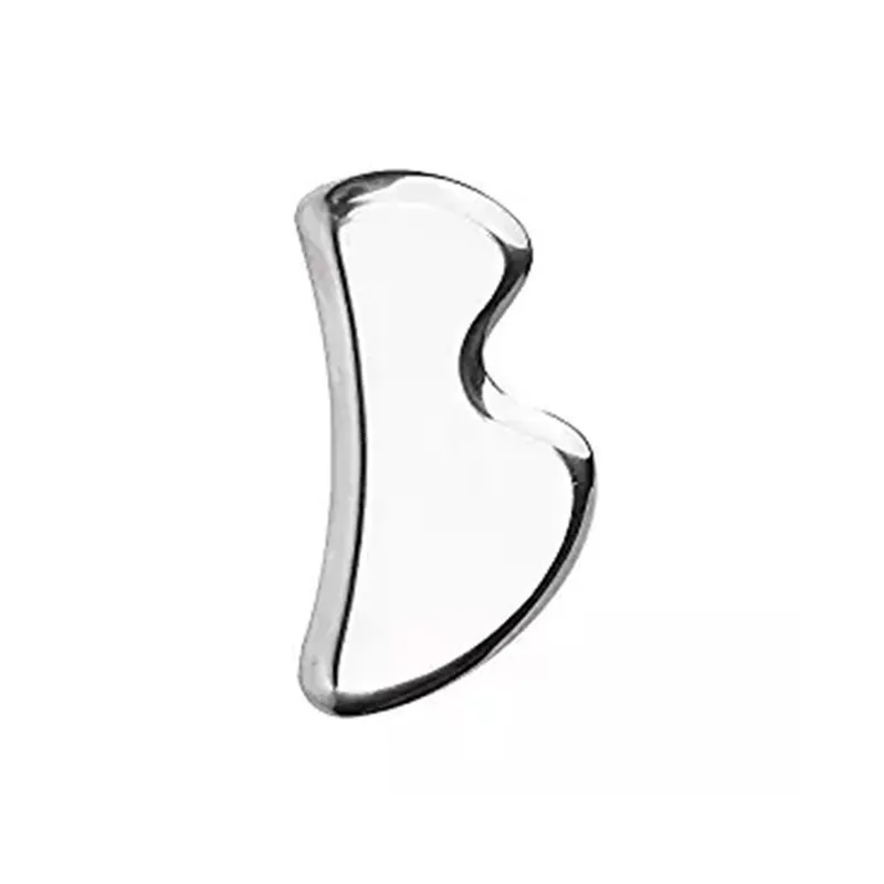 

M Shape Stainless Steel Gua Sha Plate Meridian Dredge Face Body Back Neck Scraper Muscle Relax Metal Scraping Health Care