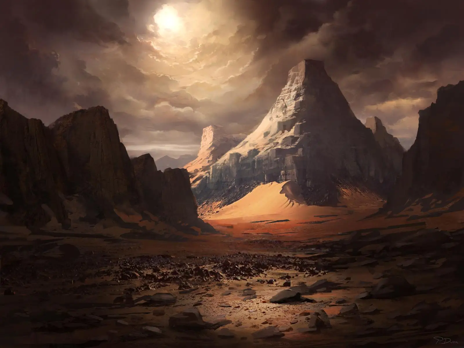 

JMINE Div 5D Mountain sunset Full Diamond Painting cross stitch kits art High Quality Scenic 3D paint by diamonds