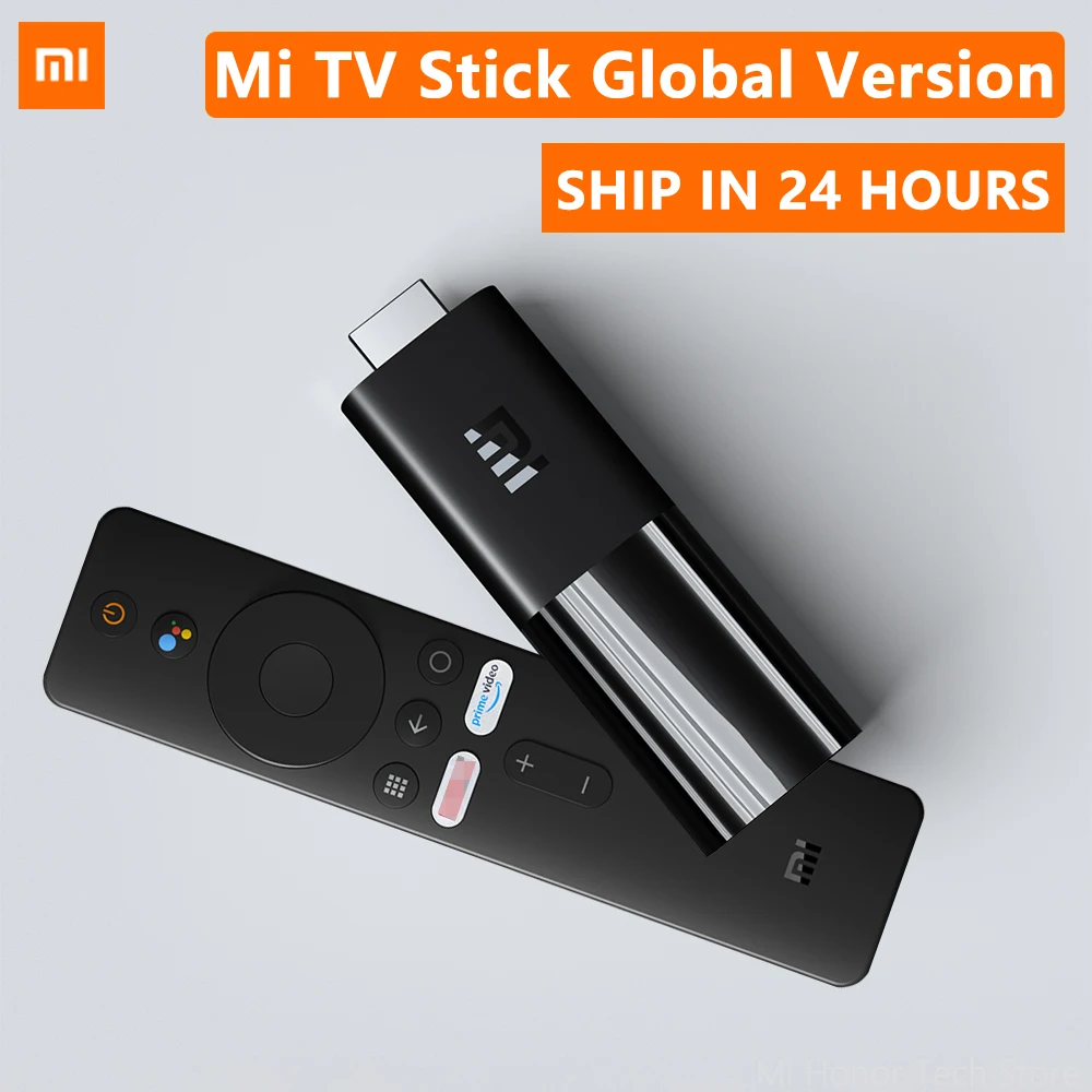 Глобальная версия Xiaomi Mi TV Stick Chromecast Android 9 0 четырехъядерный FHD 1 ГБ 8 Bluetooth 4 2