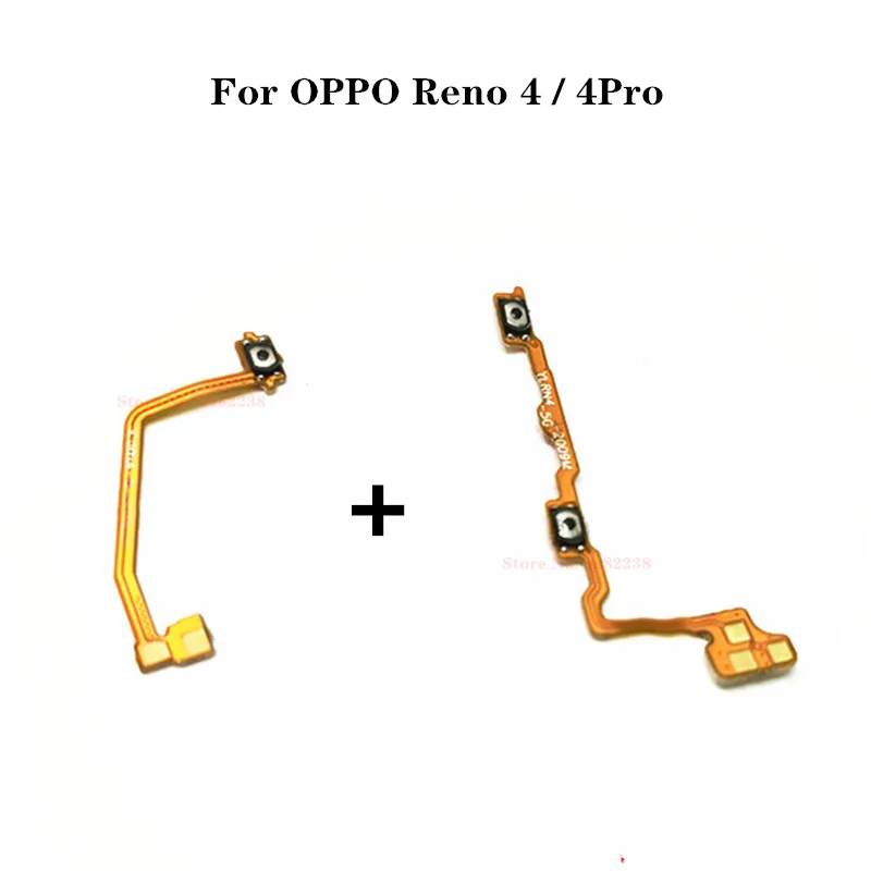 

100% Оригинальный гибкий кабель включения/выключения питания для OPPO Reno4 Reno 4 Pro Reno4pro Power Audio +-запасные части