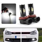 Светодиодные противотуманные лампы Canbus H8 для VW Polo Mk5 Gti 6R 6C 61, белый, 2 шт.