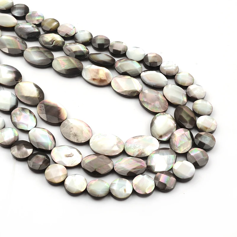 Бусины Из Натуральной Черной ракушки 38/32/22/20 шт./лот