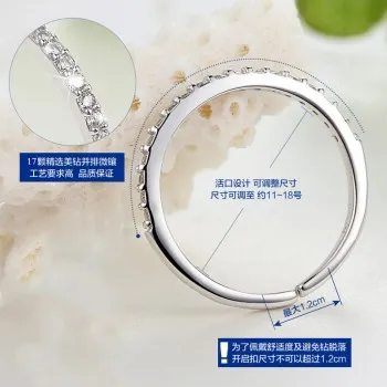 

Women's Korean Version of Single-row Full-drilled Open Ring Joint Ring Hand Jewelry R1312