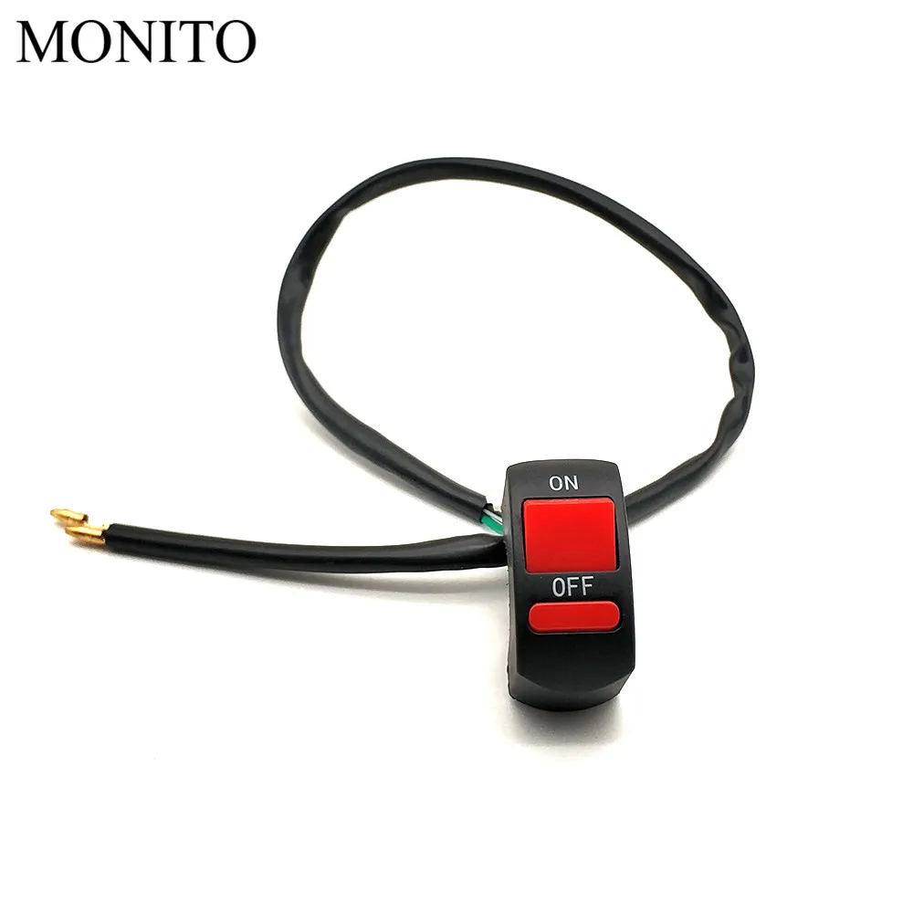 

Motorcycle Button Connector Switch light Connector Push for SUZUKI GSF600 Bandit GS1000 YAMAHA TRICKER DT230LANZA XT250X