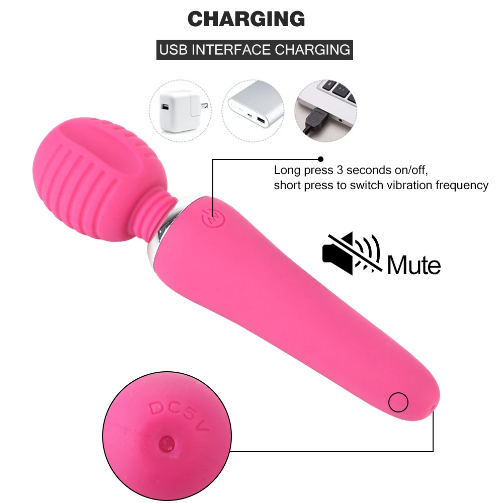 Массажер для точки G 10 скоростей секс-шоп волшебная палочка AV вибратор супер