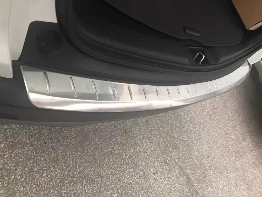 Защита заднего бампера задняя дверь защитная Накладка на порог подходит для