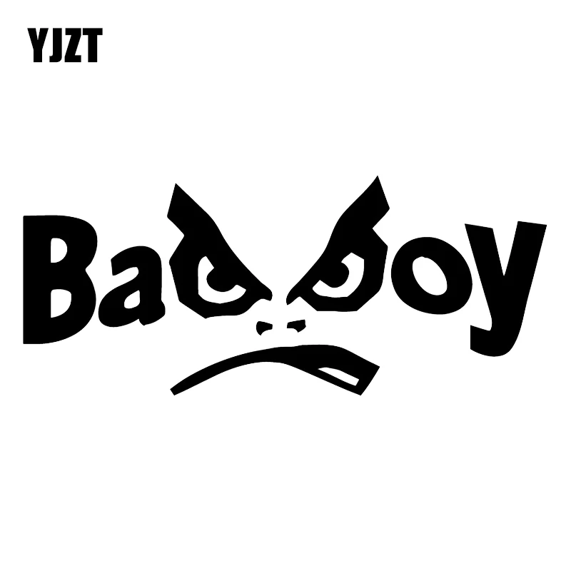 YJZT x 7 см лицо бампера Badboy забавное украшение для багажника виниловая наклейка