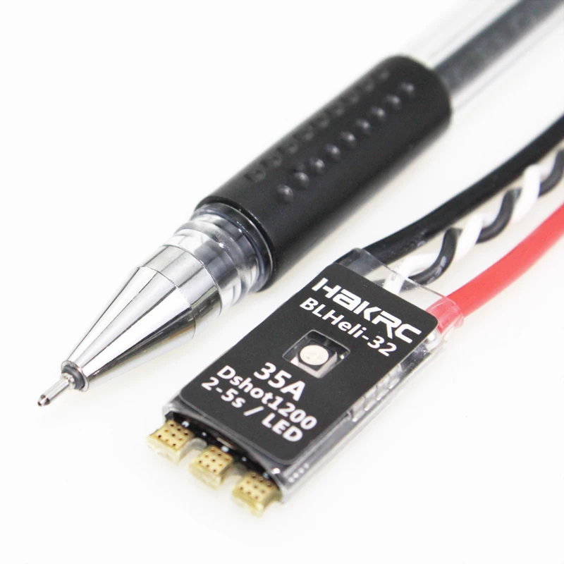 HAKRC BLHeli_32 Bit 35A 2-5S ESC встроенный СВЕТОДИОДНЫЙ Мультикоптер Dshot1200 для моделей RC