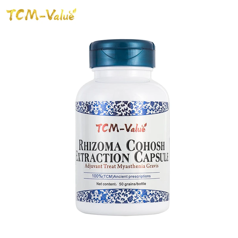 

TCM-Value Rhizoma Cohosh Extraction Capsule, Adjuvant Treat Myasthenia Gravis, Cure myasthenia gravis, Cure Limb weakness, 50pcs