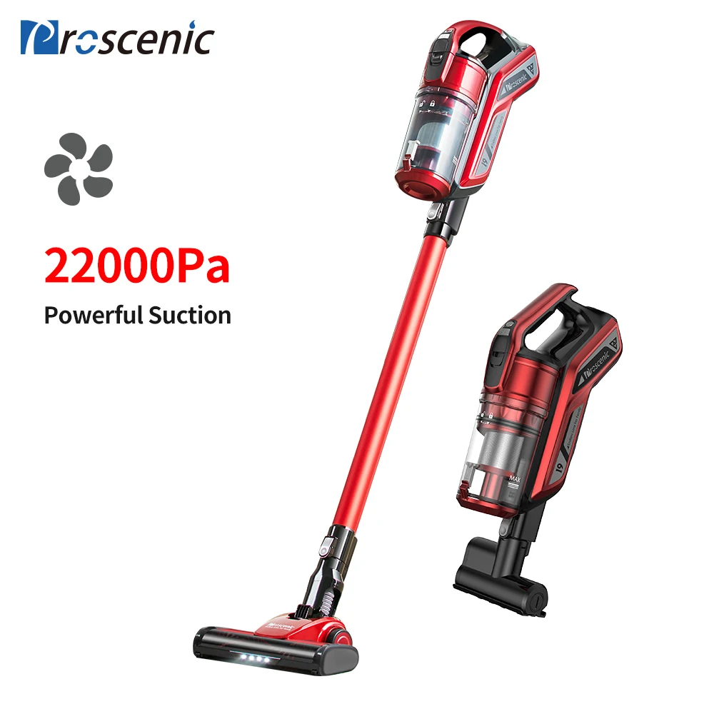 Proscenic I9 22000Pa перезаряжаемый беспроводной пылесос для дома с циклонным фильтром портативный вертикальный беспроводной пылесос