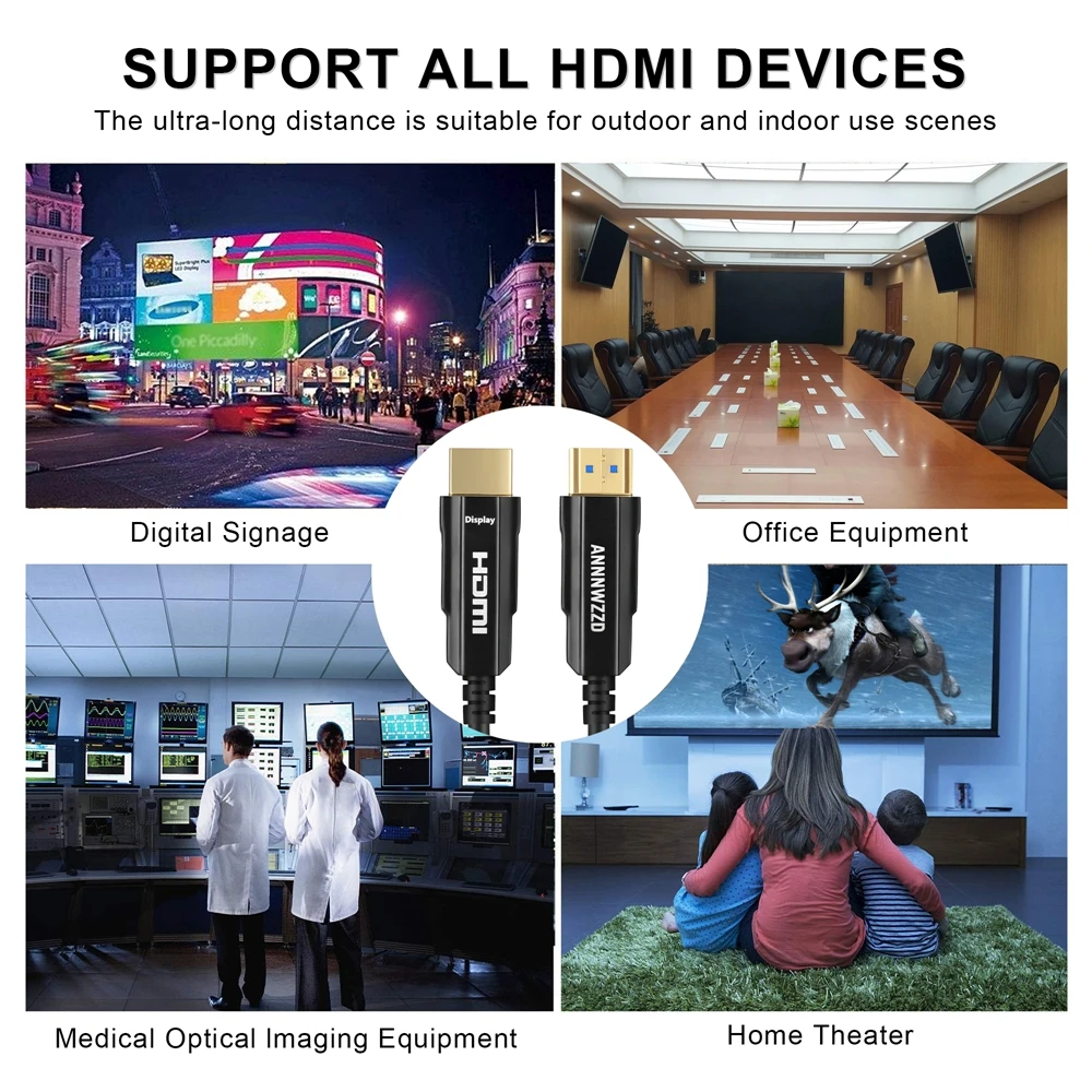Кабель HDMI 2,0 4K 60Hz волоконно-оптический кабель HDMI 2,0 2.0a 2.0b HDR для HDTV коробка проектор PS4 кабель HDMI 10m 20m 30m 50m HDMI кабель