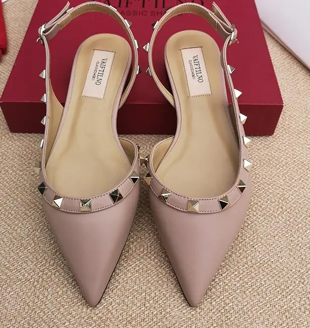 Новый стиль Женская Брендовая обувь Женские туфли Летние на плоской подошве с