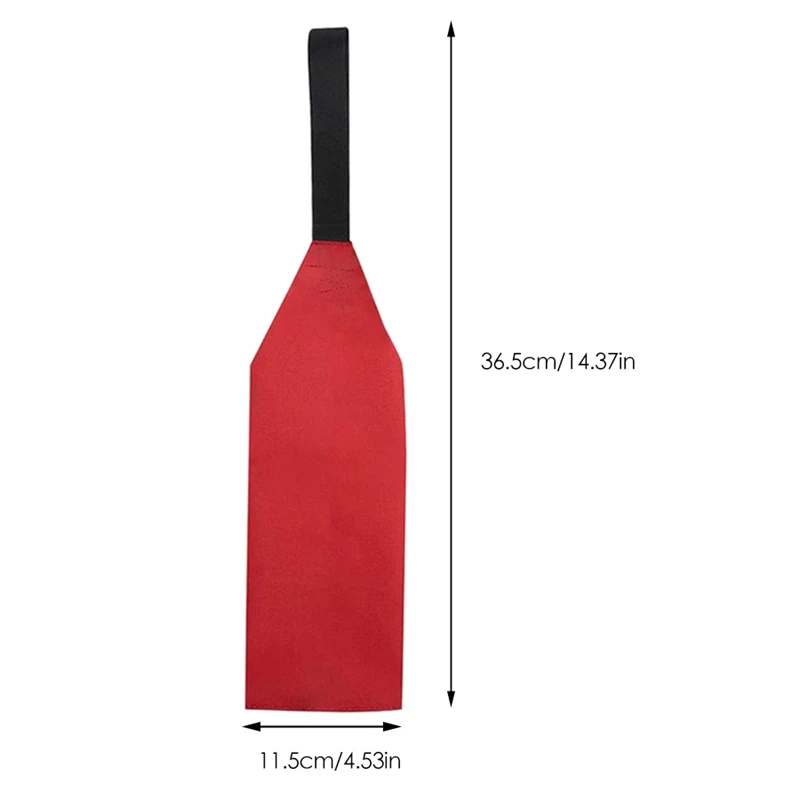 

New-Kayak Red Travel Safety Flag, Red Travel Warning Flag,Kayak Canoes Towing Warning Flag with Webbing Safety Accessories