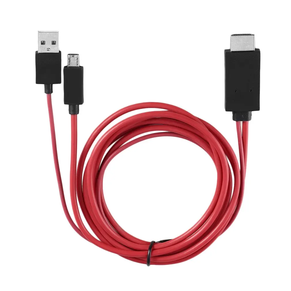 Микро USB к совместимому с HDMI кабелю 1080P MHL HDTV Кабель адаптер конвертер для Samsung Huawei