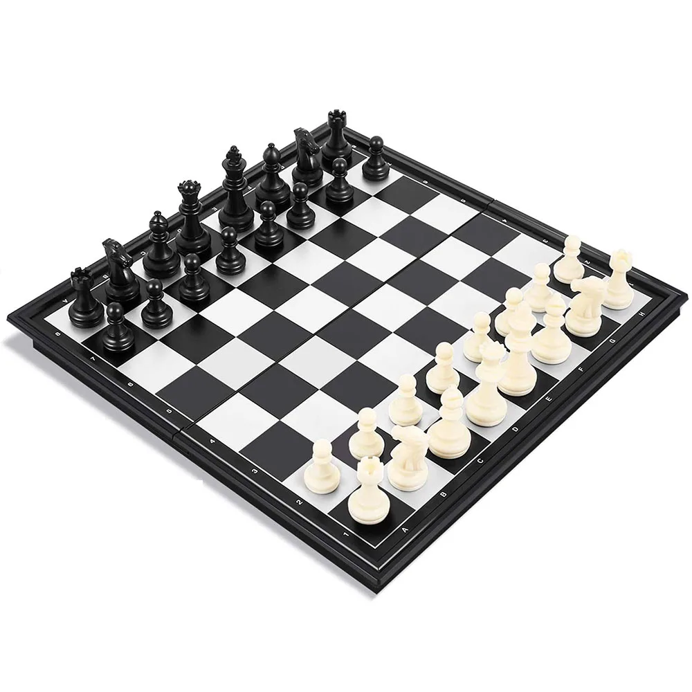 Семейная Игра набор магнитных шахматных предметов складная доска для хранения