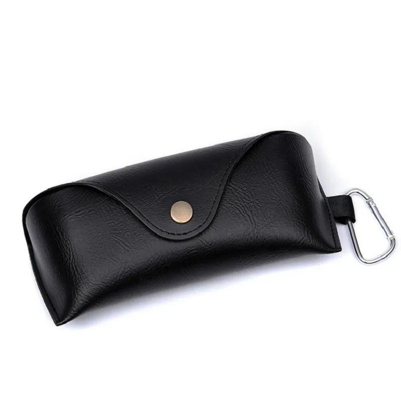 Fashion Eyewear Case PVC Leather Black Glasses Sunglasses Box Portable Pouch Accessoires | Аксессуары для одежды